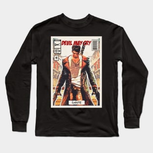 Devil may cry Comic Long Sleeve T-Shirt